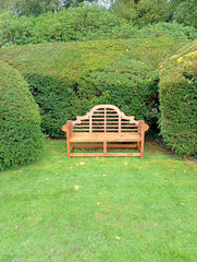 Heritage Solid Teak 4 Seater Lutyens Bench