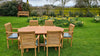 Heritage Teak Wood Outdoor Dining Set | 6 Seater | With Weatherproof Cushions