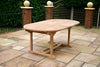 Heritage Teak Wood Outdoor Dining Set | 6 Seater | With Weatherproof Cushions
