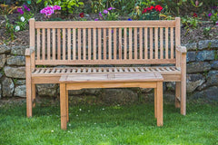 Solid Teak Bench & Patio Table Set