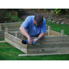 8 Wooden Raised Bed Kit 3 Tiers - Grow Your Own
