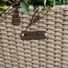 Rowlinson Square Natural Rattan Planter - Pack of 2