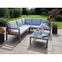 Greenhurst Oakley Aluminium Corner Sofa Set