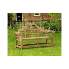 Heritage Solid Teak 3 Seater Lutyens Bench