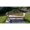 Heritage Solid Teak 4 Seater Lutyens Bench - Garden Benches