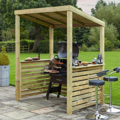 Rustic Barbecue Shelter