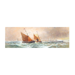 Shipping in a Rough Swell - T B Hardy RBA (1842-97)