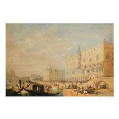 The Doges Palace circa 1860 - Unknown Artist
