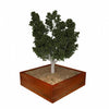 Square Raised Bed Corten Steel Planter - Heritage Gardens UK Online Garden Centre
