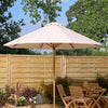 Ashdown Wooden Parasol - 2.5m