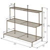 Lily Plant Stand - Antique Brown