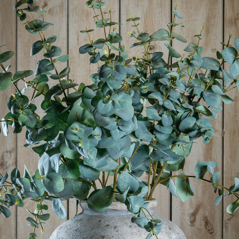 Variegated Eucalyptus artificial stem