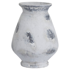Santorini Large Antique White Vase