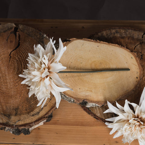 Cafe au Lait dahlia artificial stem