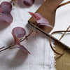 Burgundy Berried Eucalyptus artificial stem