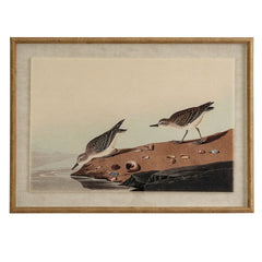 Stints on Linen in Beaded Frame