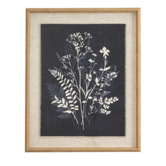 Grove on Linen in Beaded Frame