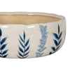 Large Blue Flora Bowl Pot