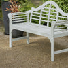PU Coated Lutyens Bench - Light Grey