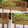 Woodfield Banana Bench - Natural