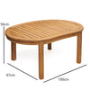 Woodfield Banana Table - Natural