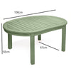 Garden Lover Banana Table - Sage Green