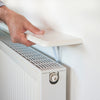 Easy Fit White Satin Radiator Shelf - 3 sizes