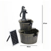 Solar Barrel Fountain