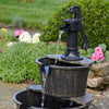Solar Barrel Fountain