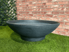 90 Litre Garden Fountain Water Bowl - Black Granite