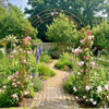 Poppy Forge Paris Arch in ready to rust finish