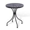 Heritage Lattice Design Bistro Set - Black