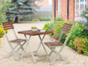 Burley Hardwood Bistro Set - 2 Tone