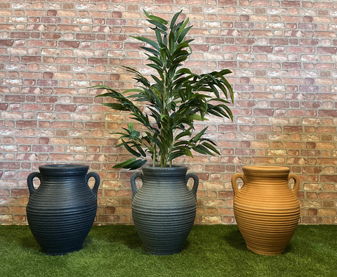 Athenian Terracotta Style Vase Planter