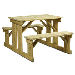 Newport Walk-In Picnic Table - 6 Seater