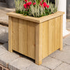 Heritage Small Wooden Planter - Pack of Two