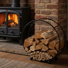Round Steel Log Store