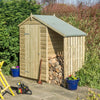 Rowlinson Oxford Shed and Log Store - Heritage Gardens UK Online Garden Centre