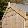 Rowlinson 4x4 Single Door Shiplap Apex Shed - Heritage Gardens UK Online Garden Centre