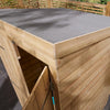 Rowlinson Double Door Shiplap Pent Shed