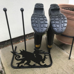 2 Pair Boot Rack - Welsh Dragon
