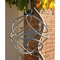 Tangle Ball with Standing Fairy on 4ft Stem
