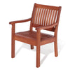 Willington Six Seater Rectangular Hardwood Furniture Set