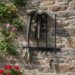 Wall Mounted Two Pair Boot Rack