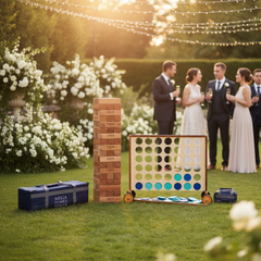 Wedding & Celebration Games Bundle – Mega Tumble Tower & Mega 4