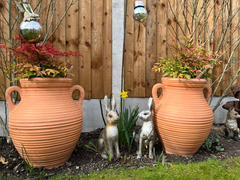 Athenian Terracotta Style Vase Planter