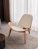 Hans Wegner CH07 Shell Chair, Black & Walnut