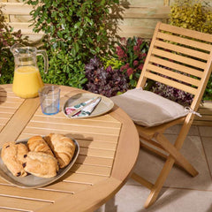 Ashdown Folding 4 Seat Dining Set with Cushions