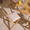Ashdown Folding 4 Seat Dining Set with Cushions - Heritage Gardens UK Online Garden Centre