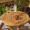 Ashdown Folding Bistro Set with Cushions - Heritage Gardens UK Online Garden Centre